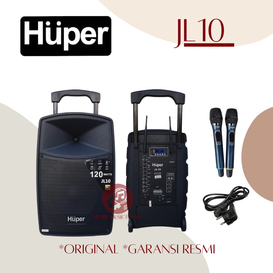 Huper JL10 10-Inch Speaker Portable Wireless Huper jl-10 Original