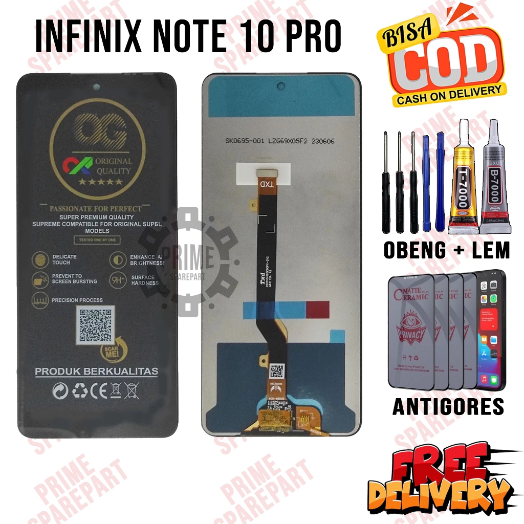 Lcd INFINIX NOTE 10 PRO Original Oem Lcd Touchscreen INFINIX NOTE 10 PRO Fullset