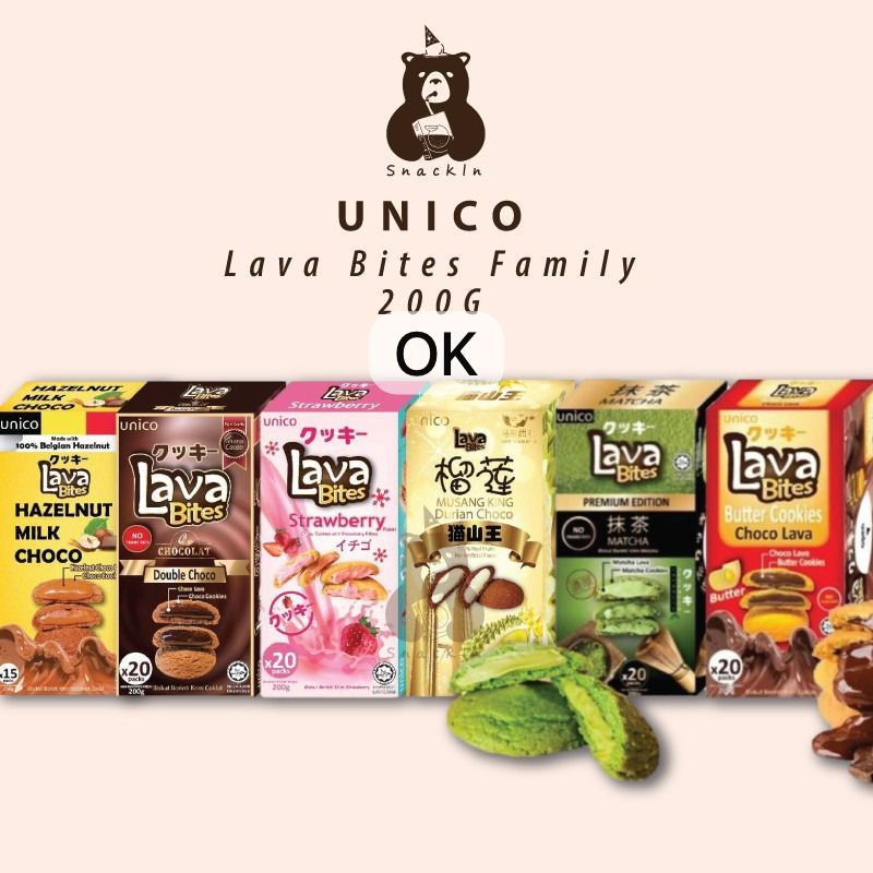 

OK9251 UNICO LAVA BITES Biskut / Biskut Roti Cemilan Roti Cookies Import