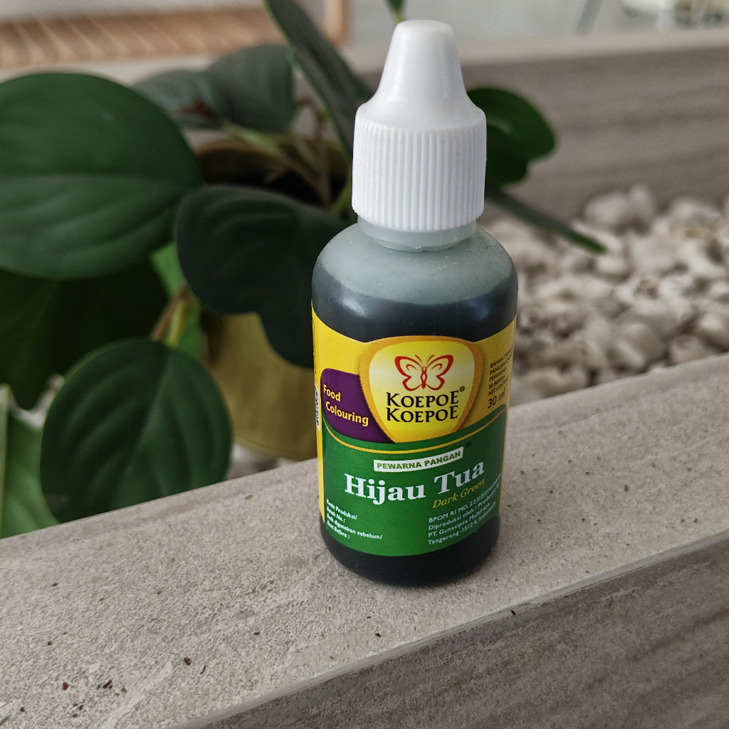 

Pewarna Makanan Koepoe - Koepoe Hijau Tua 30ml