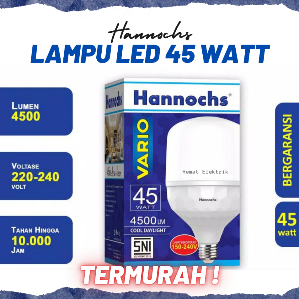 Bola Lampu Led Hannochs Vario 45 Watt Bohlam Hannochs Led Vario 45 W