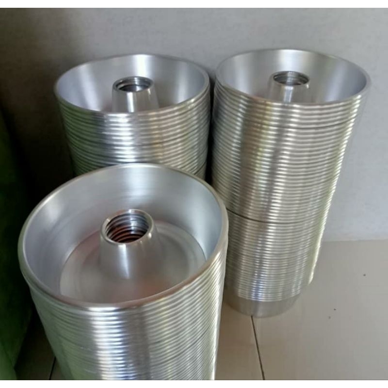 Loyang Tulban Bima Press Ukuran 22 Cm Tinggi 9 Cm / Cetakan Kue Bolu Tulban Alimunium Tanpa Sambunga