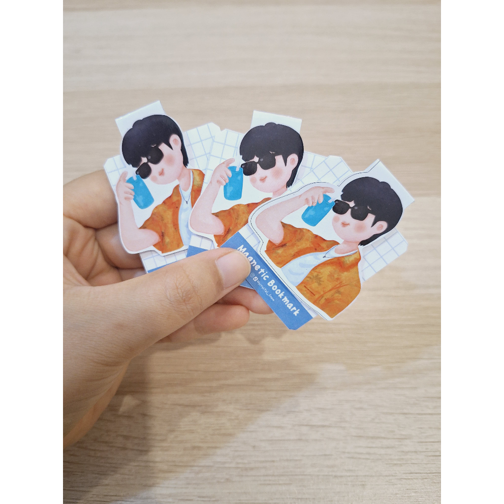 

Magnetic Bookmark Pembatas Buku Magnet Edisi Supertuna 2