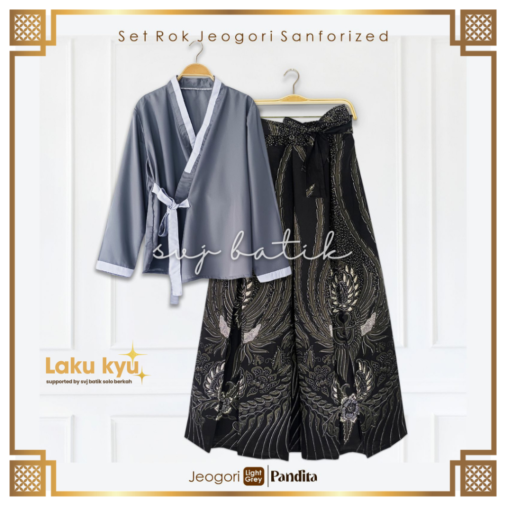 ATASAN BATIK WANITA BATIK SET MODERN OUTER SET KERIS NAVY ORIGINAL BY SVJ FREE MASKER