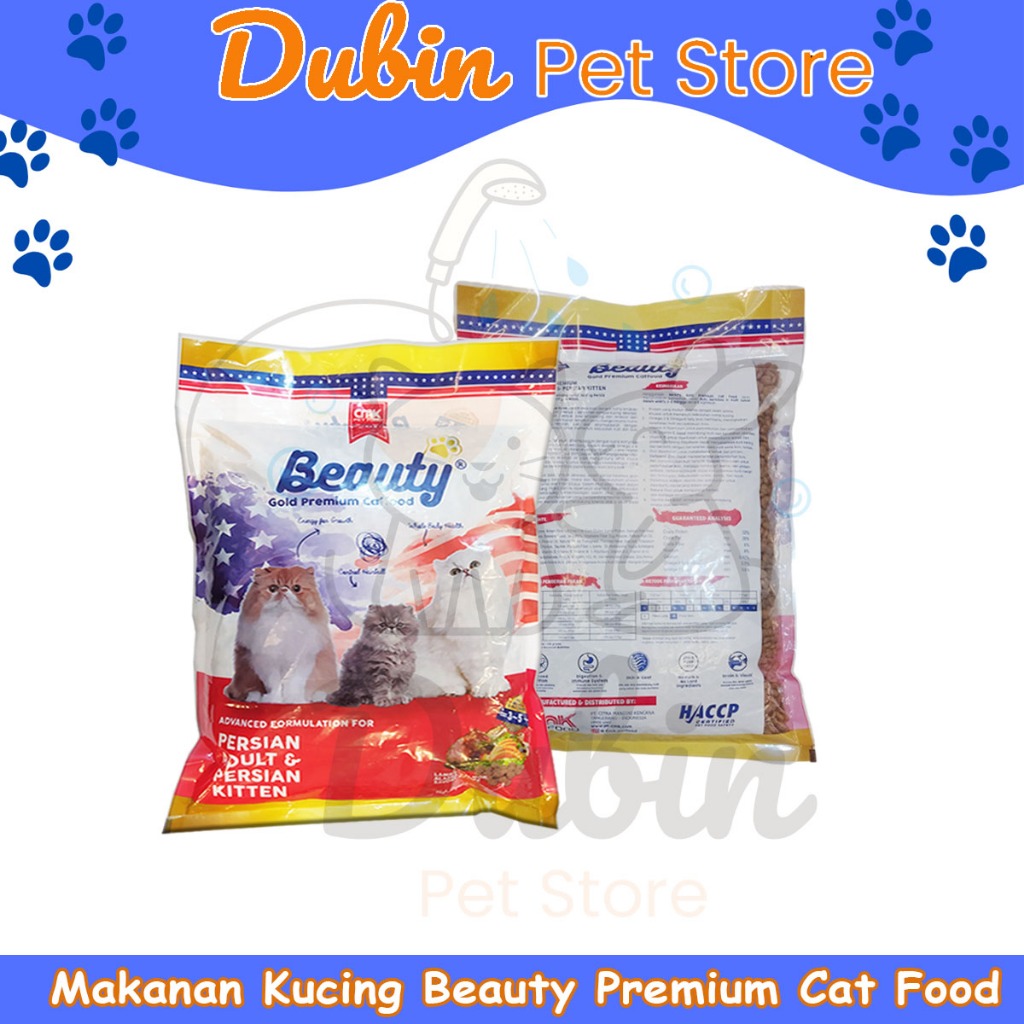 Makanan Kucing BEAUTY GOLD PERSIAN 750 gram - makanan kucing persian Adult Kitten - Makanan Kucing A