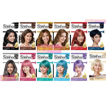 Sasha Hair Color -Pewarna Rambut Sasha
