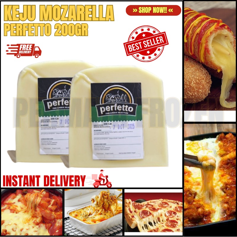 

Keju Mozzarella Perfetto 200 gram