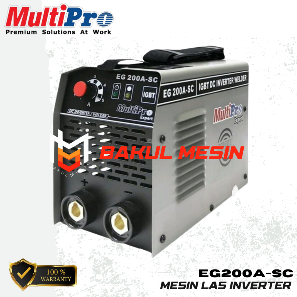MULTIPRO EG 200 A MESIN LAS LISTIK INVERTER LAS INVERTER EG200A-SC