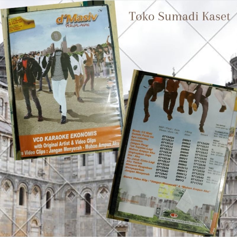 VCD D'Masiv perjalanan