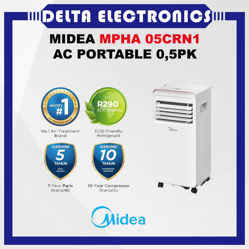 Midea MPHA 05CRN2 AC Portable 0,5PK 400W R32 Unit Only