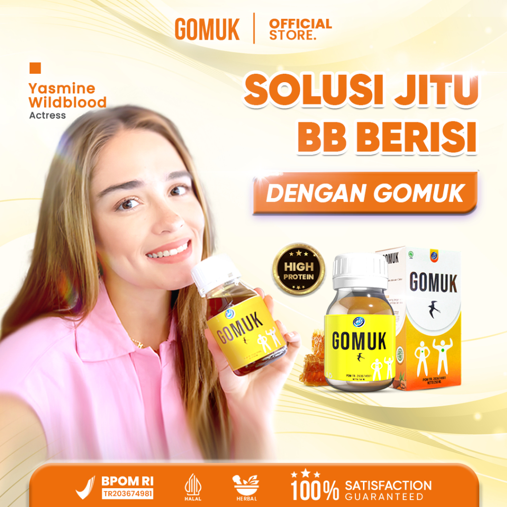 

Gomuk Madu Penggemuk/ 100% Original/Naik 5-10 Kg/Atasi Gemuk Keturunan / 250 Ml