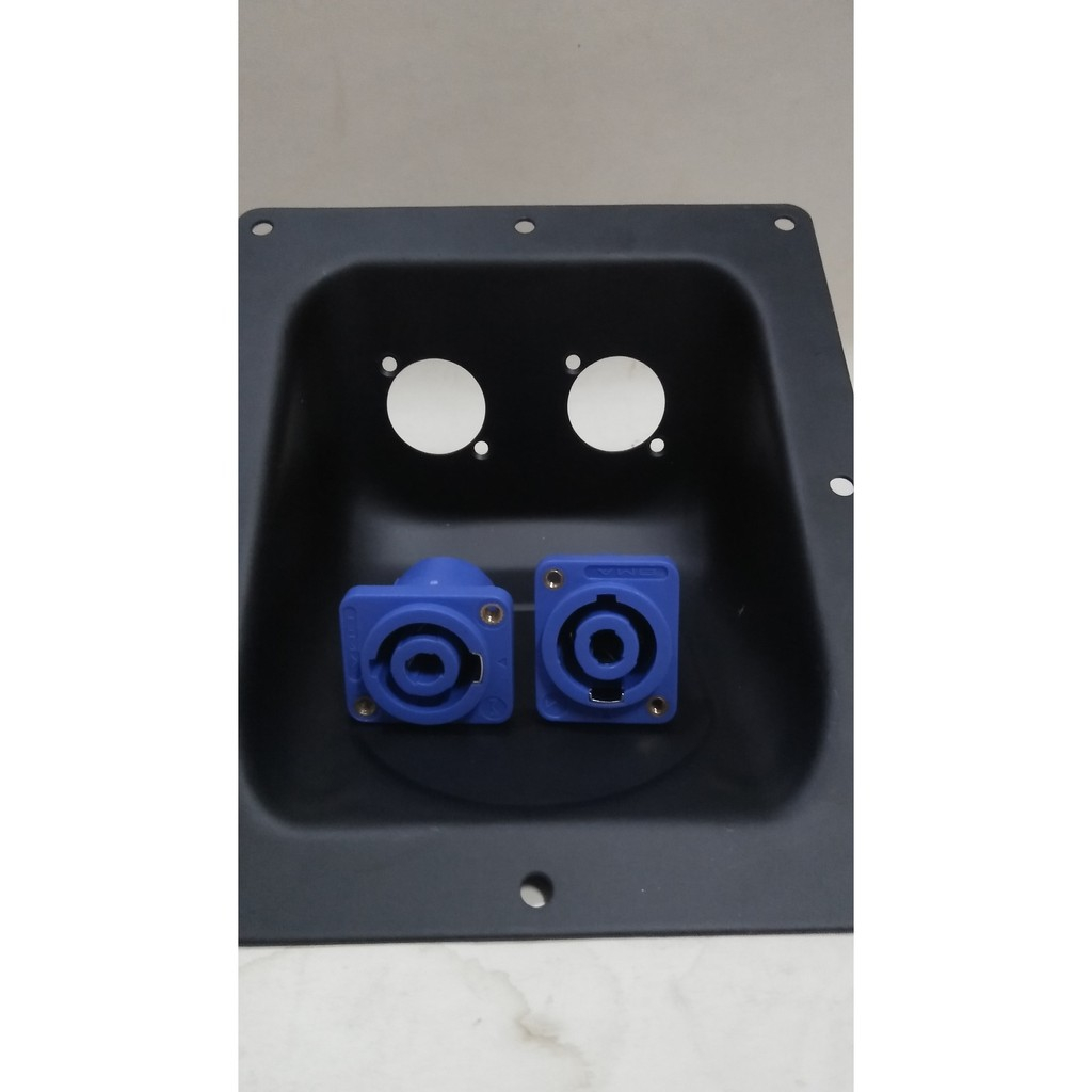 PLAT TERMINAL SPEAKON MANGKOK DAN SOCKET SPEAKON BMA  ORIGINAL