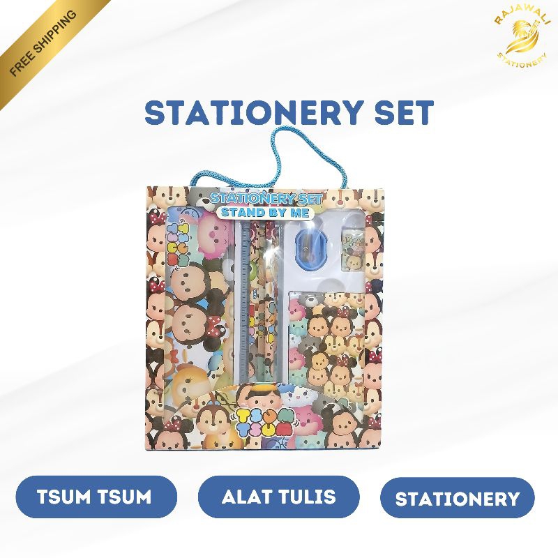 

Stationery Set | Kartun Tsum Tsum | Set Alat Tulis