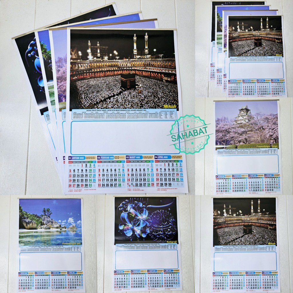 

KALENDER CATURWULAN 3 LEMBAR TAHUN 2025 UKURAN 36 X 21 CM KALENDER TERBARU 2025