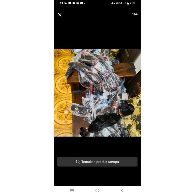 jaring burung warna hitam