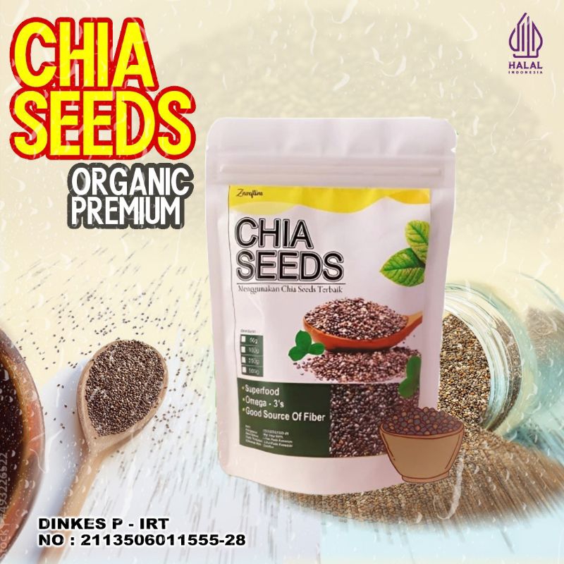 

Organic Black Chia Seed 500Gr Premium Rasa Nikmat Dijamin Bersih Higienis Untuk Diet