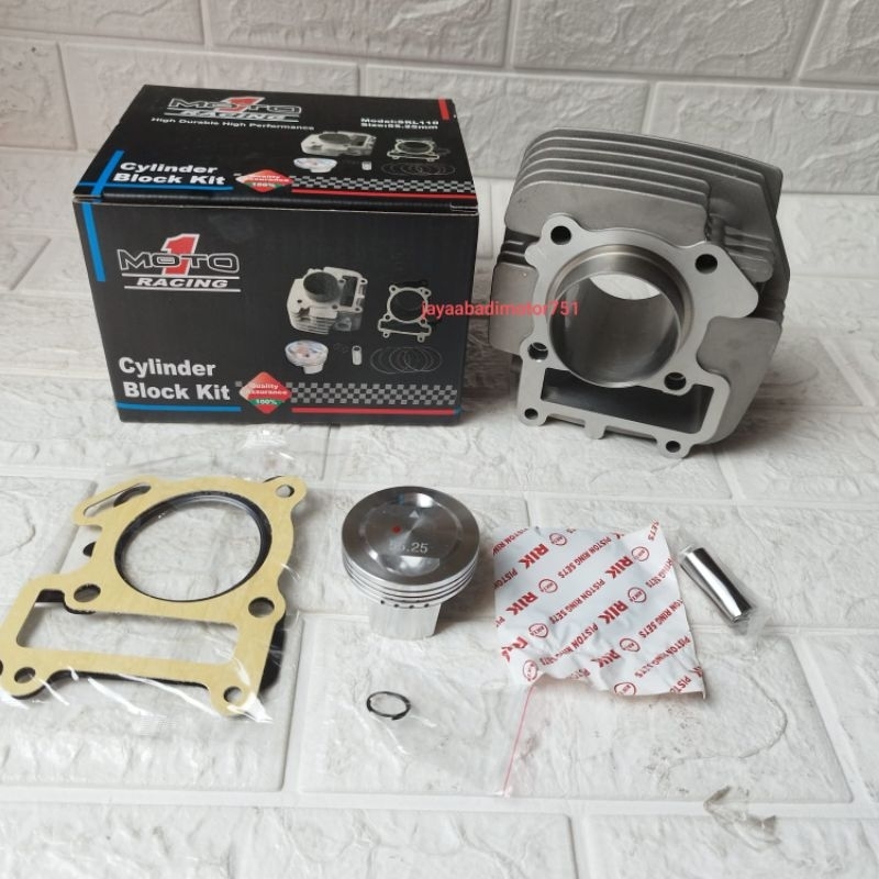 blok seher MOTO 1 racing bore up Jupiter Z dan Vega R new  55,25mm