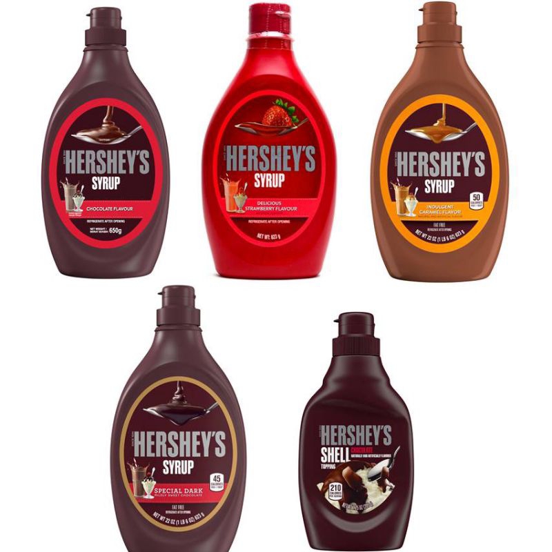 

Hershey's Syrup Strawberry / Caramel 623g