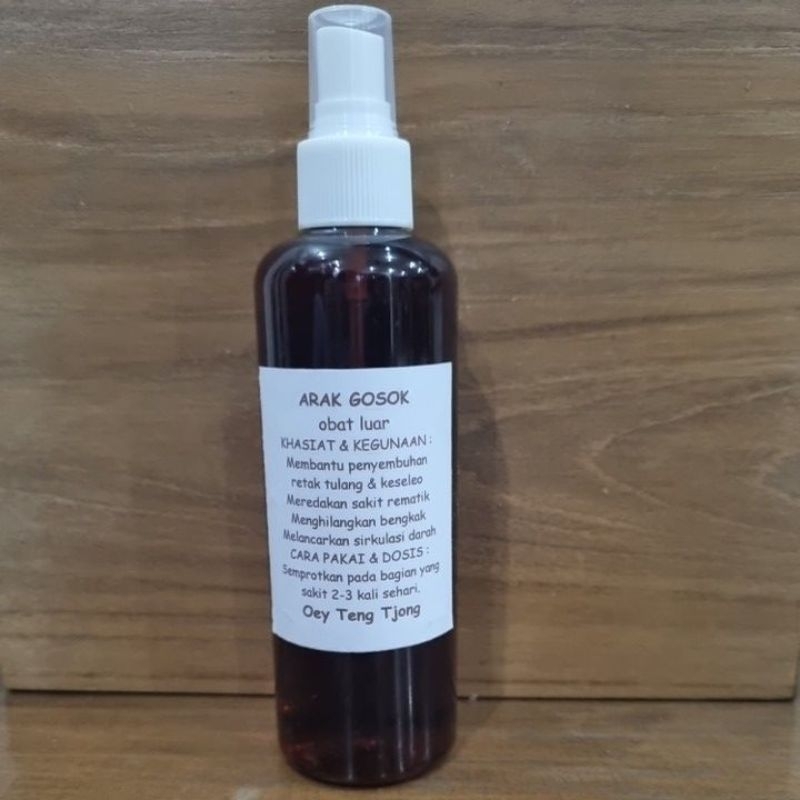 100% ASLI Arak Gosok Oey Teng Tjong 250ml (Kemasan Spray)