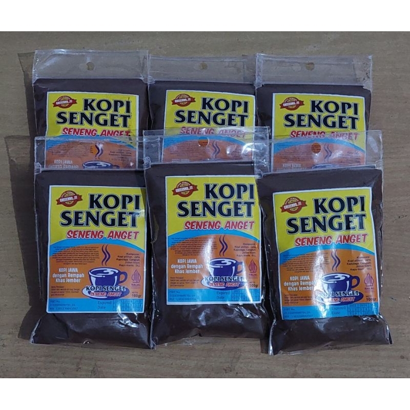 

KOPI SENGET SENENG ANGET KOPI JAWA REMPAH KHAS JEMBER