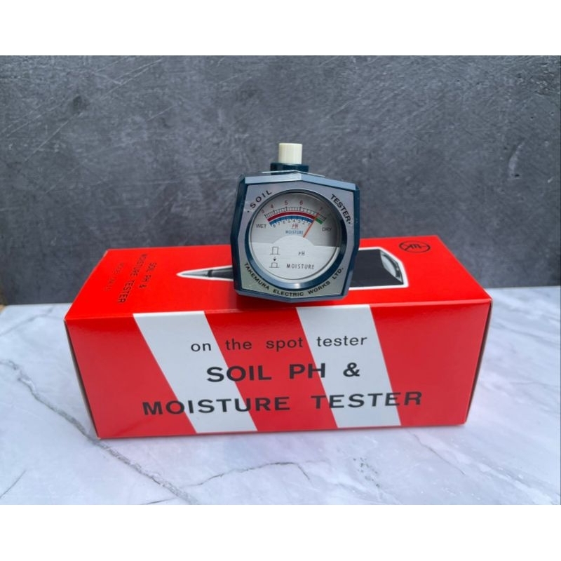 Soil Tester DM 15 pH Moisture Humidity meter pH Tanah TAKEMURA Original Japan