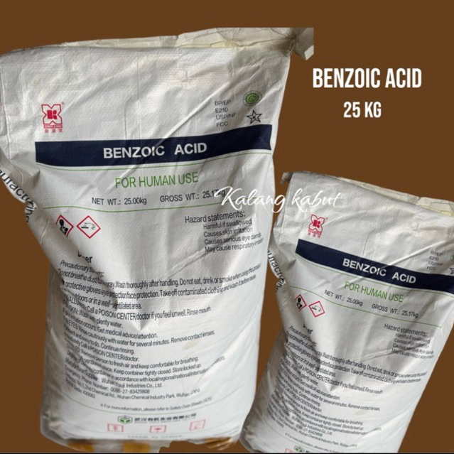 

Benzoic acid - asam benzoat - 25 kg