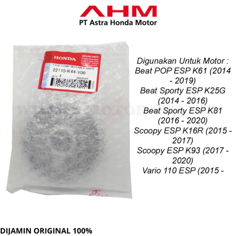 22110k44v00 Rumah Roller Beat esp beat Pop Original AHM 22110-K44-V00