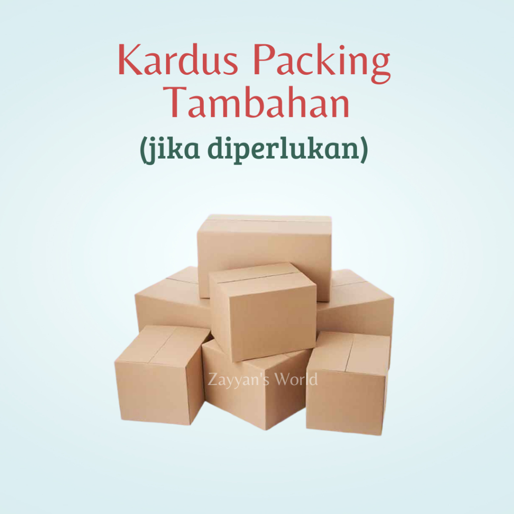 

Kardus/karung Packing tambahan