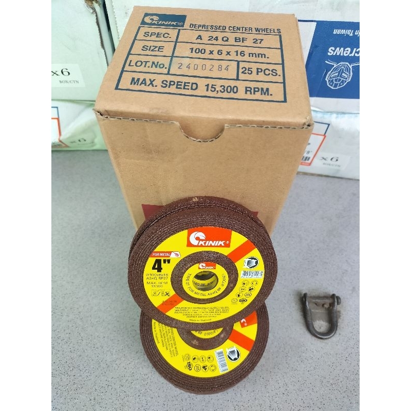 Batu Gerinda Kinik 4 inch / Batu Gerinda poles 4 inch merk Kinik / Asah Kinik