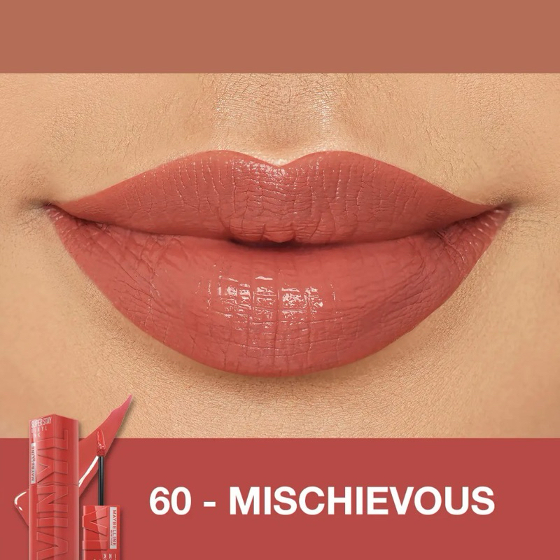 MAYBELLINE SUPER STAY VINYL INK TINT 60 MISCHIEVOUS