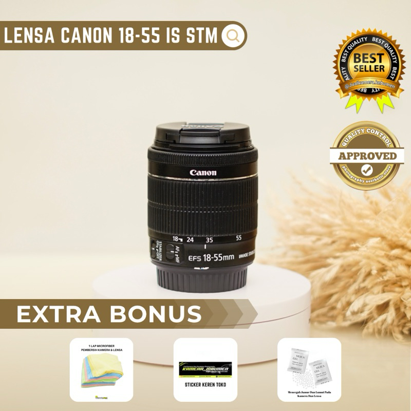 LENSA KIT CANON 18-55MM IS STM