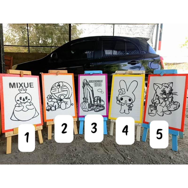 

Styrofoam lukis 50x33 (1cm list lakban)