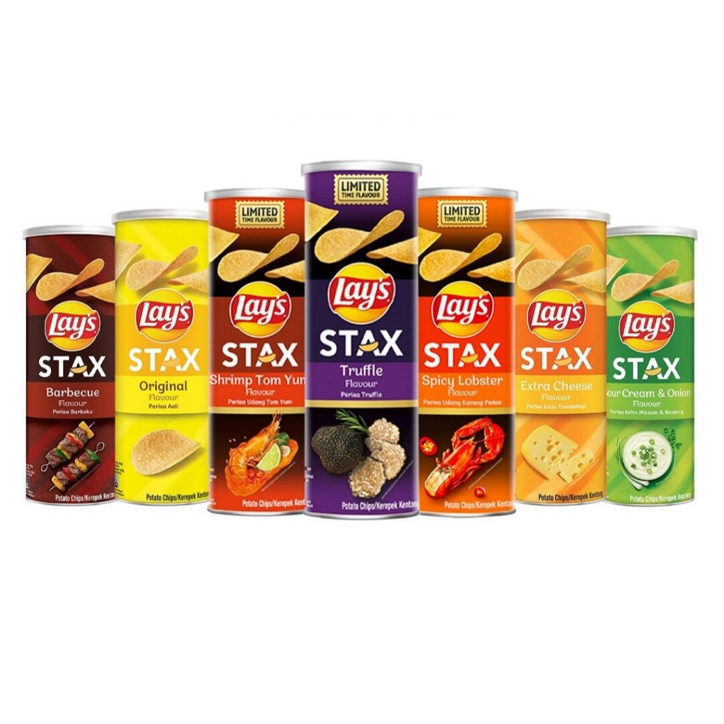 

Lays Stax Potato Chips Malaysia 130g/135g