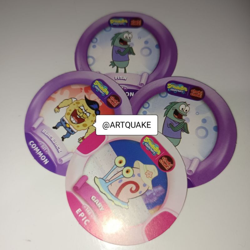 

[ORI] Spongebob X Choki Choki 2024 medallion kartu pembatas buku koleksi baru
