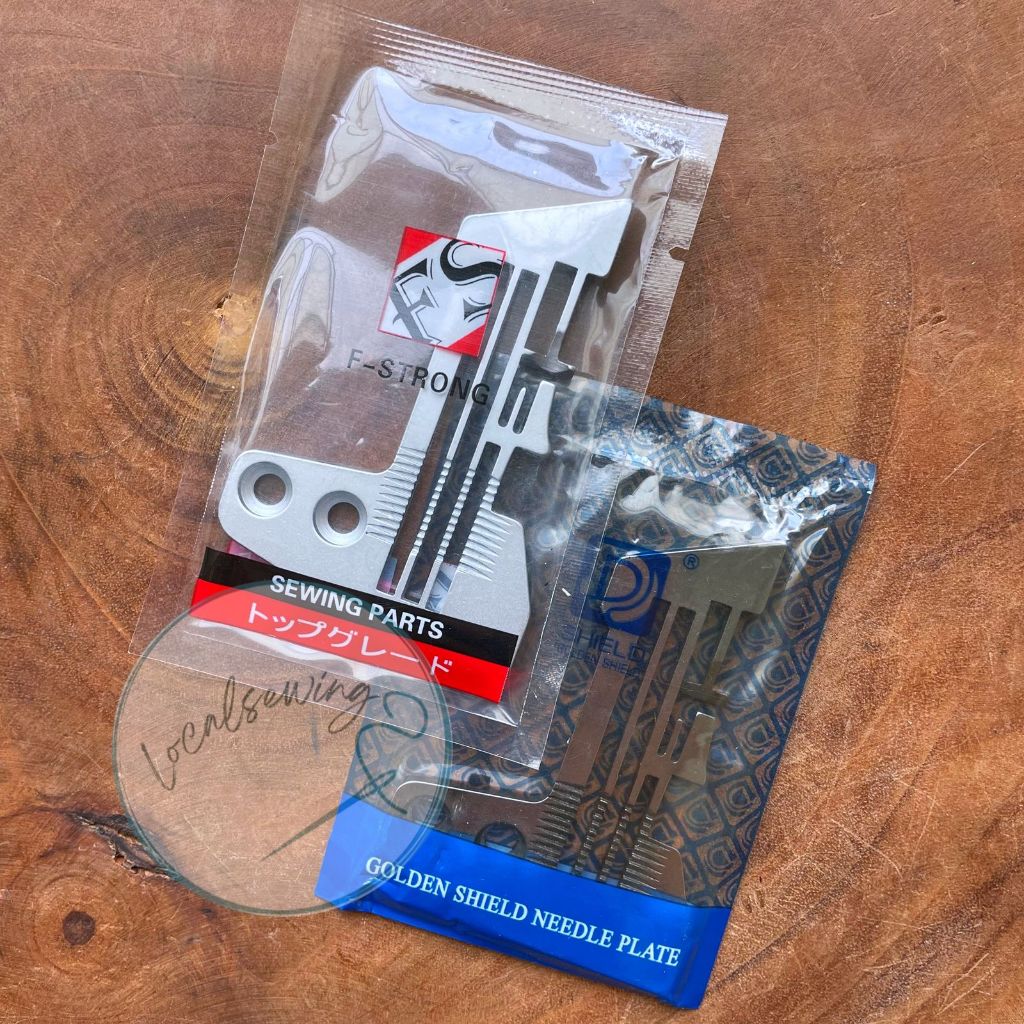 F Strong Needle Plate Obras Industri Benang 4 747 / Plat Mesin Obras Benang 4 747 / Dek E809 Obras I