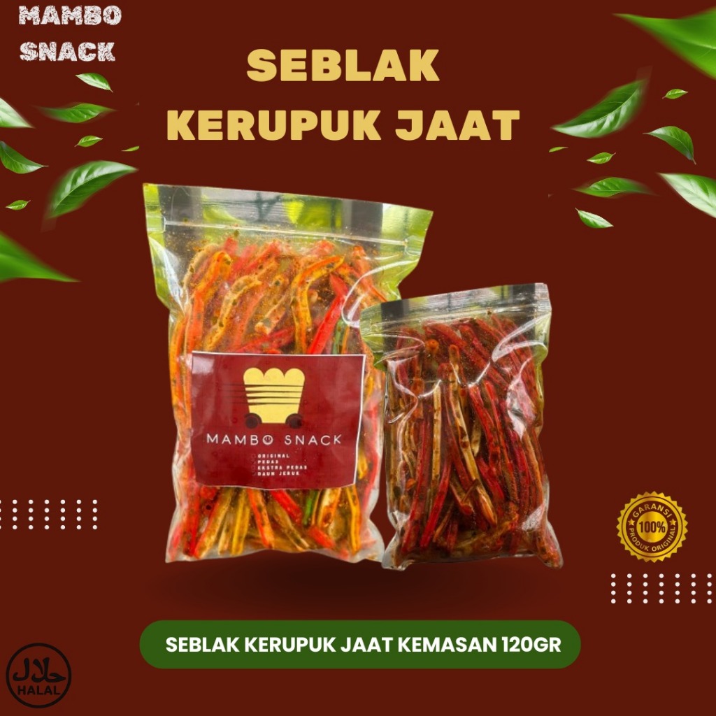 

Seblak Kerupuk Ja'at 120gram Pedas Gurih Daun Jeruk - Cemilan Bikin Nagih