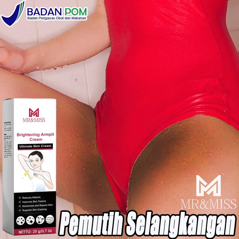 【BPOM】Pembersih selangkangan hitam bpom Pemutih ketiak pemutih miss v cream 20g Pemutih badan perman