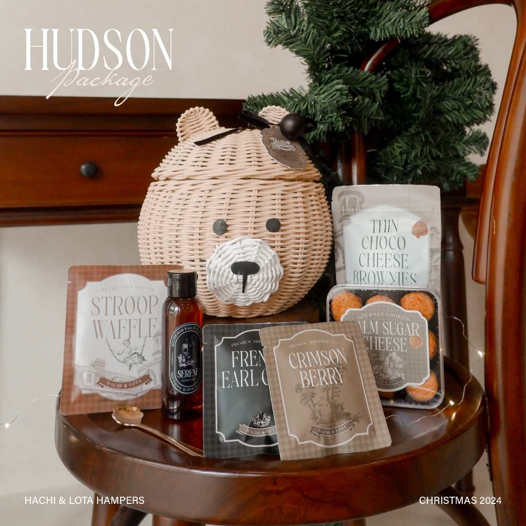 

HUDSON Hampers by Hachi & Lota | christmas hampers, hampers natal 2024, parcel natal, hampers tahun baru, hadiah natal, paket kue kering natal, new year gift, christmas gift