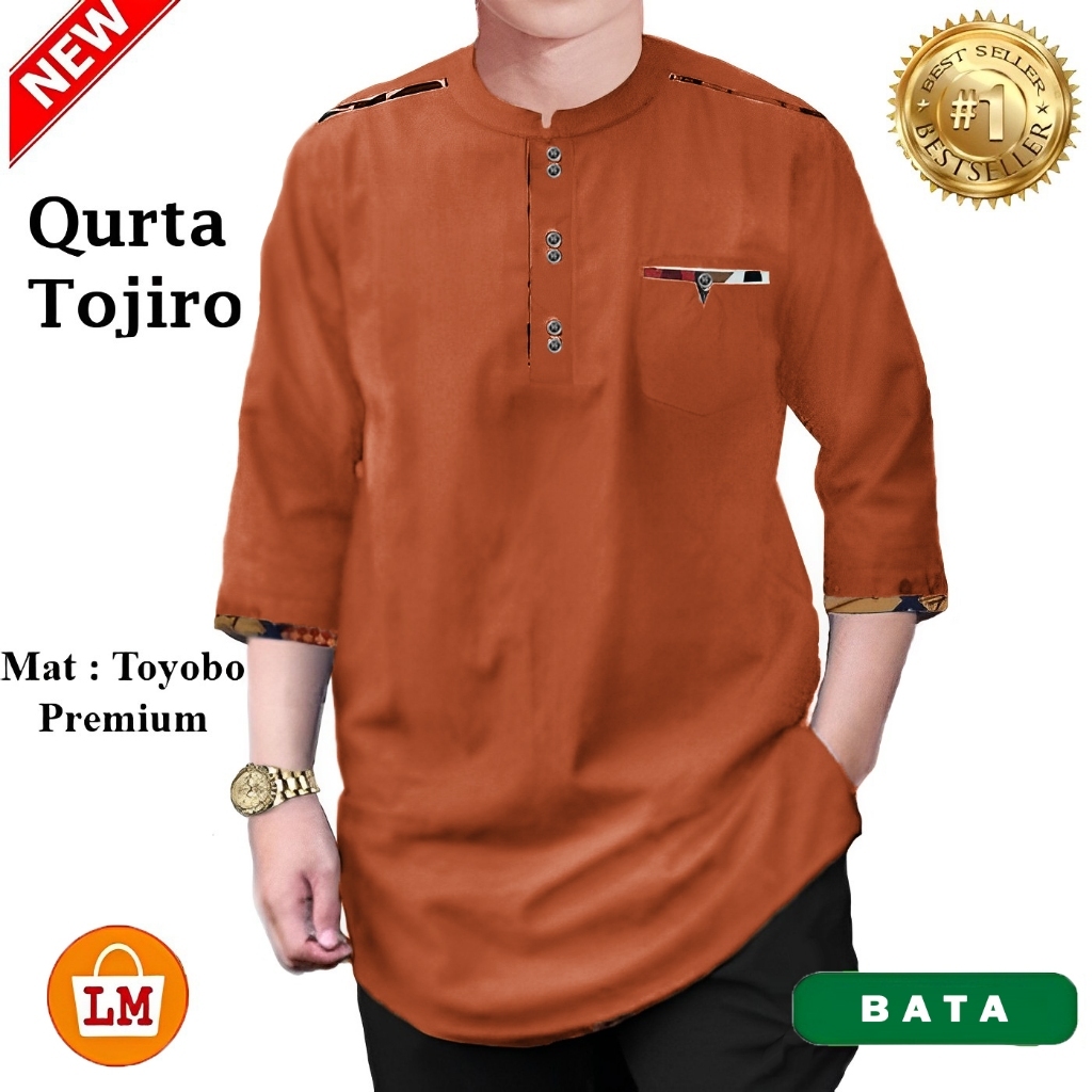GAFHAR - NEW 2025 KOKO KEMEJA BAJU KURTA QURTA S M L XL XXL 3XL JUMBO KATUN PRIA LAKI LAKI DEWASA LE