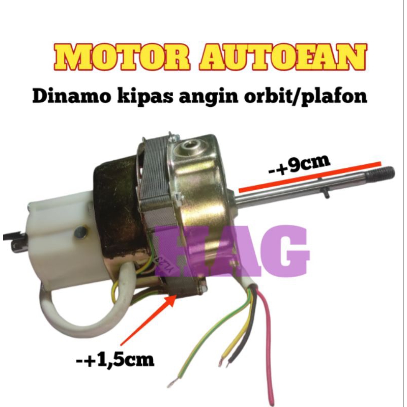 DINAMO KIPAS ANGIN PLAFON AUTOFAN / MOTOR KIPAS ANGIN AUTO FAN PLAFON ATAP / DINAMO KIPAS ANGIN ORBI