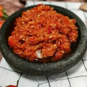 

Sambal terasi Pedas nikmat dan lezat Original sambal 250g