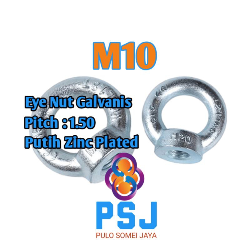 Eye Nut Galvanis M10 / Mur Mata Galvanis