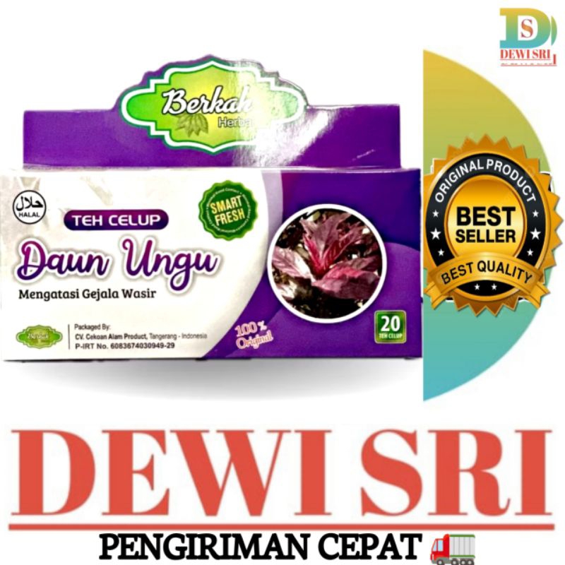 

Teh Celup Herbal DAUN UNGU 1Box Mengatasi Gejala Wasir.