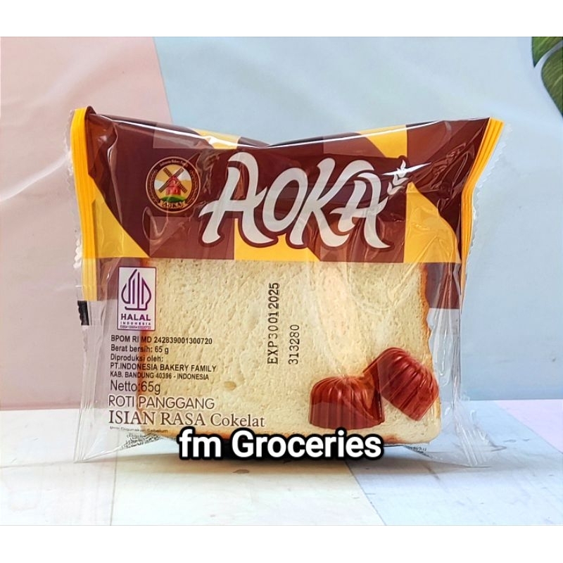 

Aoka Roti panggang Rasa coklat isi 2 pack