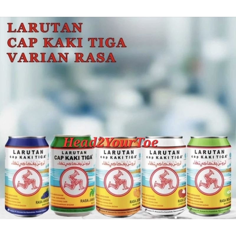 

Larutan Cap Kaki Tiga Kaleng 320ml All Varian Pereda Panas Dalam, Sariawan, dan Bibir Pecah Pecah