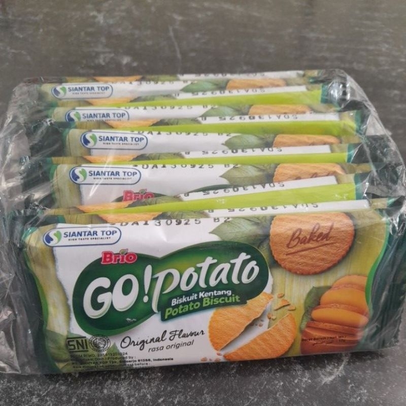 

GO POTATO BISKUIT KENTANG 1 RENCENG ISI 10 DAN ISI 20