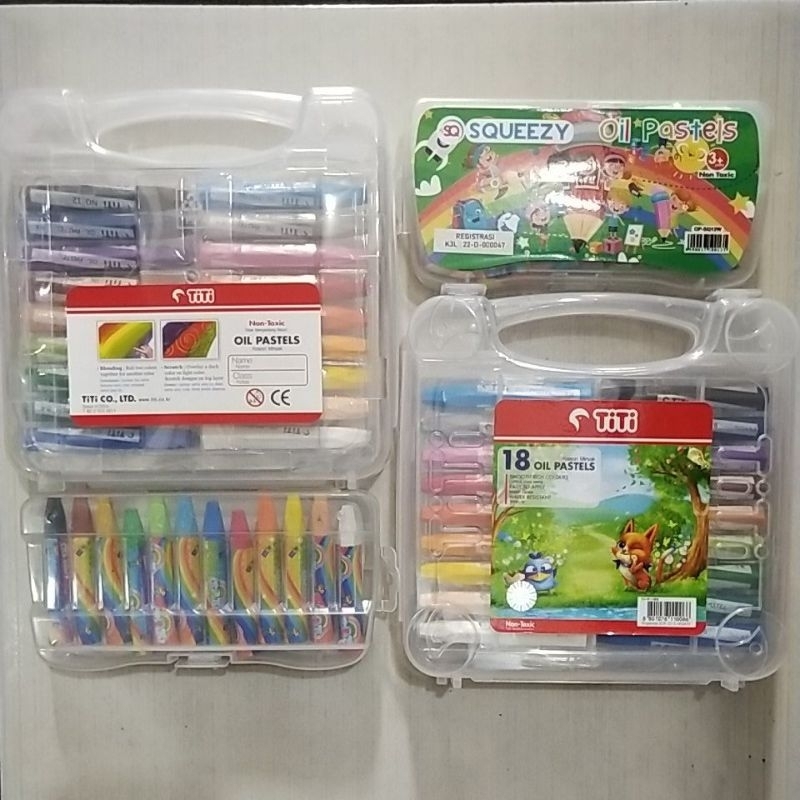 

Crayon Oil Pastel - Krayon 12 & 18 warna Untuk Mewarnai Gambar