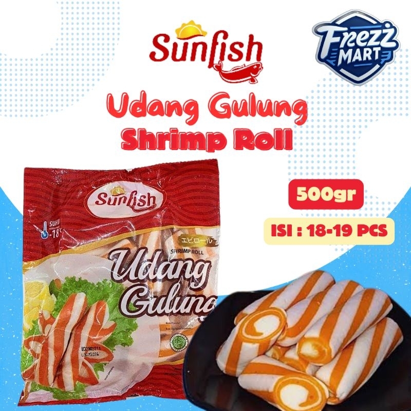 

Sunfish Udang Gulung 500gr Olahan Ikan Beku Shrimp Roll Frozen Food