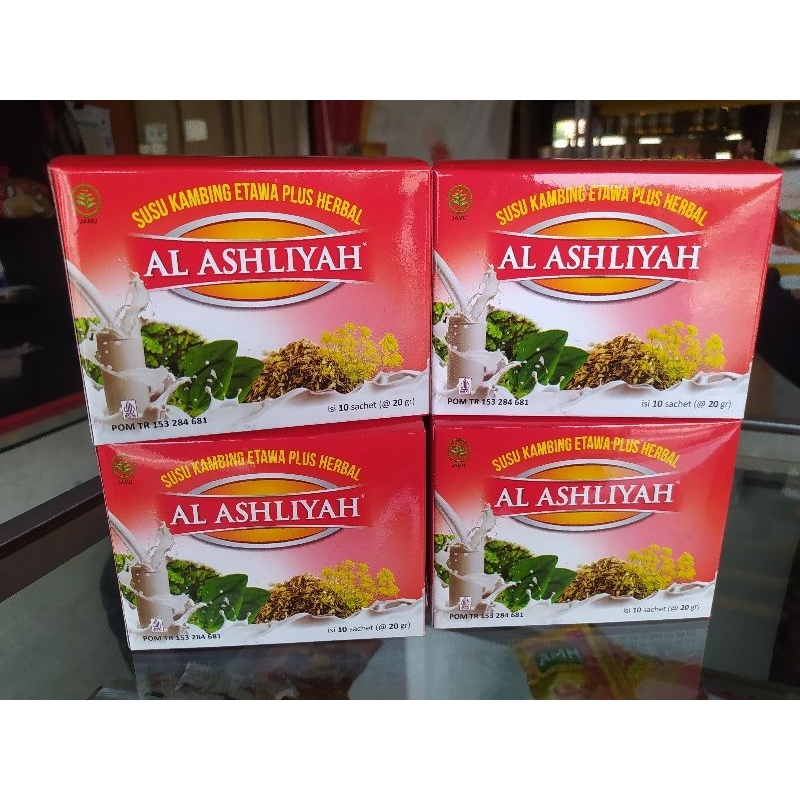 

AL ASHLIYAH SUSU KAMBING ETAWA SACSHET PLUS HERBAL 200GR 10 SACSHET