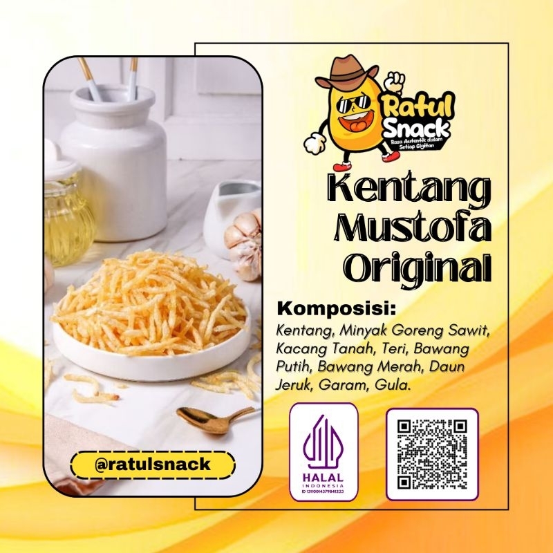 

Kentang Mustofa Teri Kacang - 250 gram